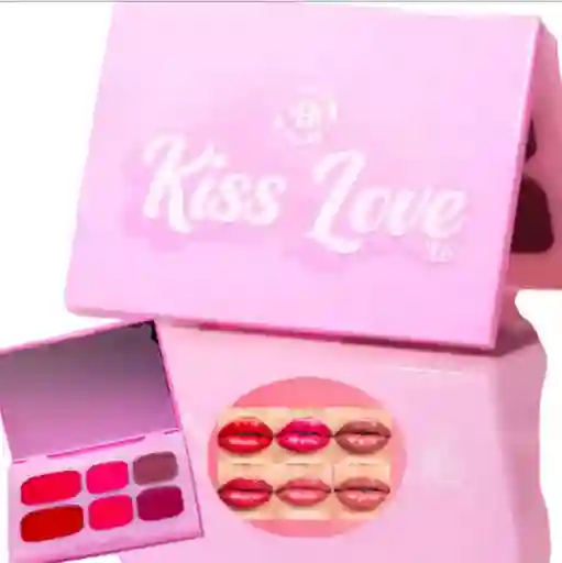 Paleta De Labiales Kiss Love X6 -- Bloom