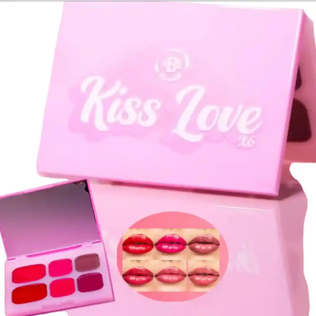 Paleta De Labiales Kiss Love X6 -- Bloom