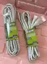 Extencion Electrica 18ft 5.4 Metros Cable Blanco