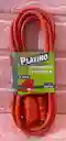 Extencion Electrica Cable Naranja 3 Metros