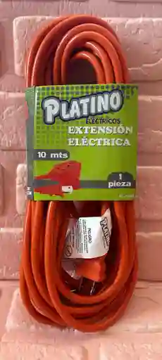 Extencion Electrica Cable Naranja 10 Metros