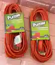 Extencion Electrica Cable Naranja 10 Metros