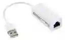 Adaptador Usb Ethernet Red Lan Ethernet Rj45 A Usb 2.0 10/100