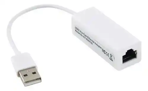 Adaptador Usb Ethernet Red Lan Ethernet Rj45 A Usb 2.0 10/100