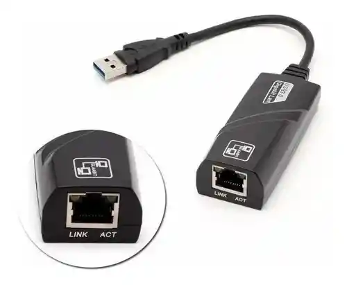 Adaptador Ethernet Usb 3.0 Para Rede Rj45 Lan 10/100/1000
