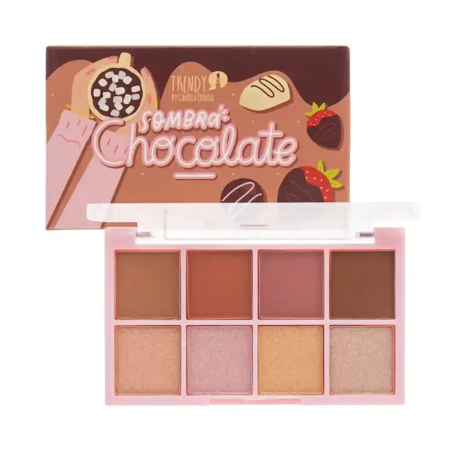 Sombra Para Ojos Chocolate Trendy Ref Sc1767