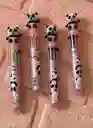 Lapicero 10 Minas Panda Rosado