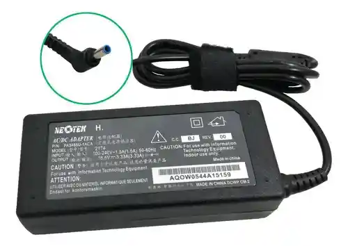 Cargador Hp 19.5v 2.31a Punta Azul 4.5*3.0mm