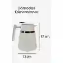 Tetera Térmica 1.1 L Acero Inoxidable Jarra Para Té Café Y Aromaticas