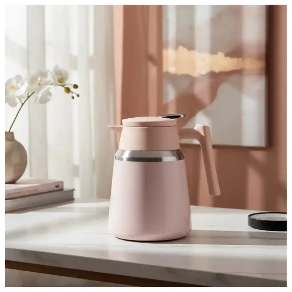 Tetera Térmica 1.1 L Acero Inoxidable Jarra Para Té Café Y Aromaticas