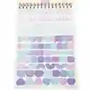 Sketchbook Kiut O Bitacora, Hojas Blancas Y De Puntos - Blue Vibes