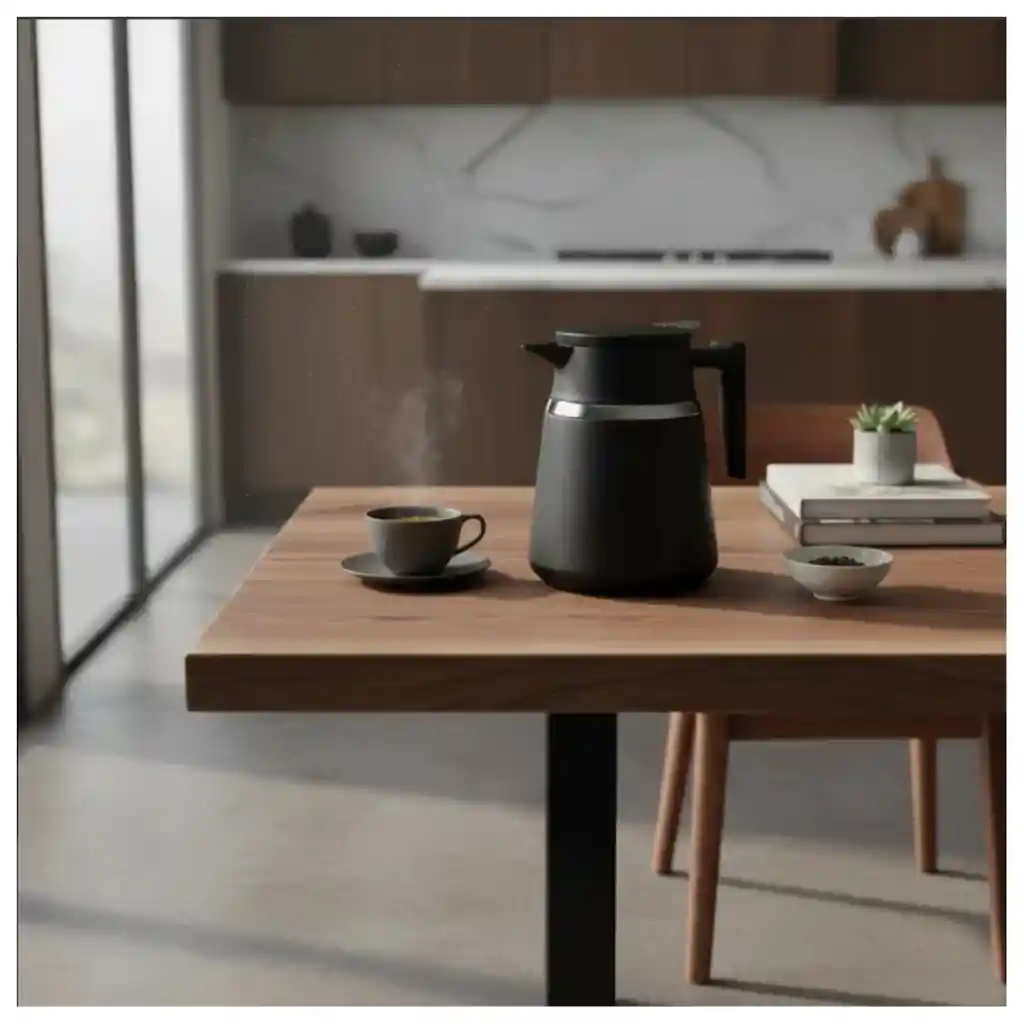 Tetera Térmica 1.1 L Acero Inoxidable Jarra Para Té Café Aromaticas