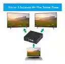 Splitter Hdmi 2 X 1 Multipuerto 2 Salidas + Cargador
