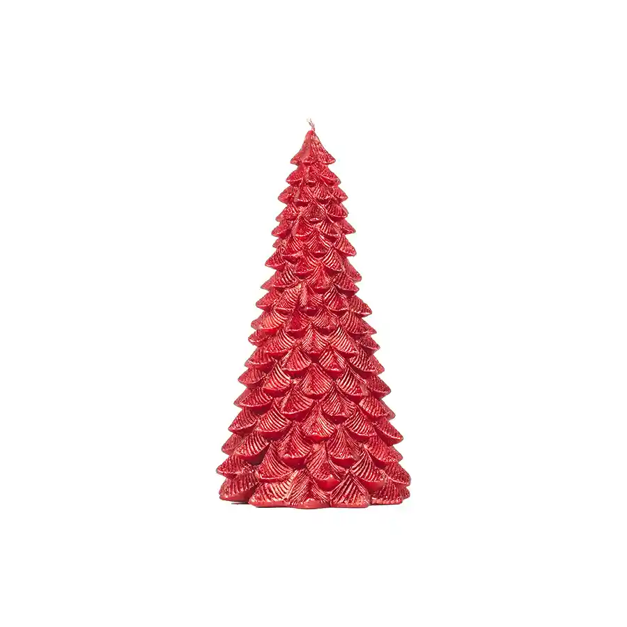 Vela Cererias Espanolas Arbol N4 12x25cm Verde Cera
