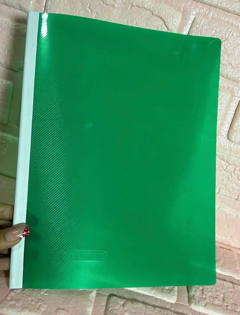 Carpeta Bisel Carta Verde Oscura