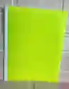 Carpeta Bisel Carta Amarilla Neon