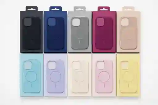 Iphone 13 Silicone Case Unicolor Con Magsafe