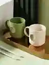 Pocillo Taza Sello Dorado Utensilio Cocina