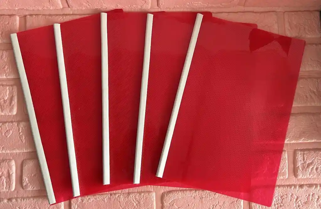 Carpeta Bisel Oficio Roja