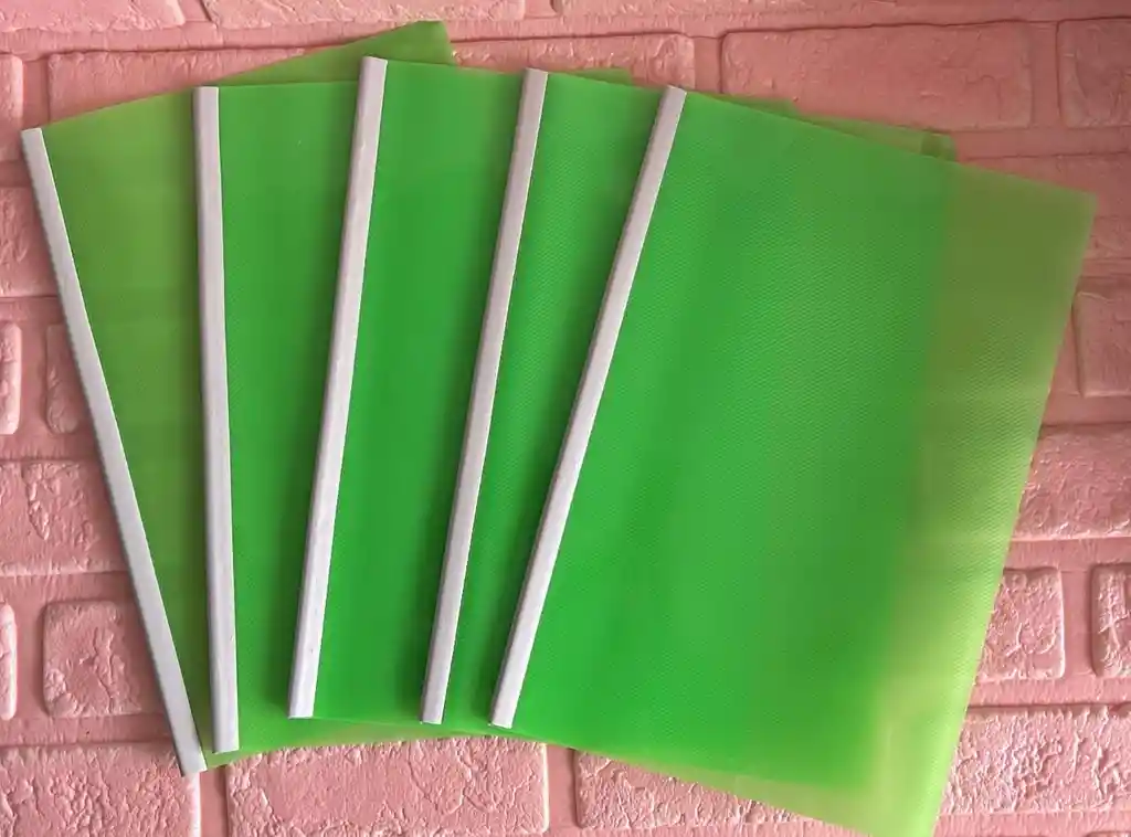 Carpeta Bisel Oficio Verde Neon