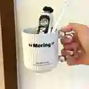 Pocillo Taza Mug Diseño Morning Hello Agarre Bolas
