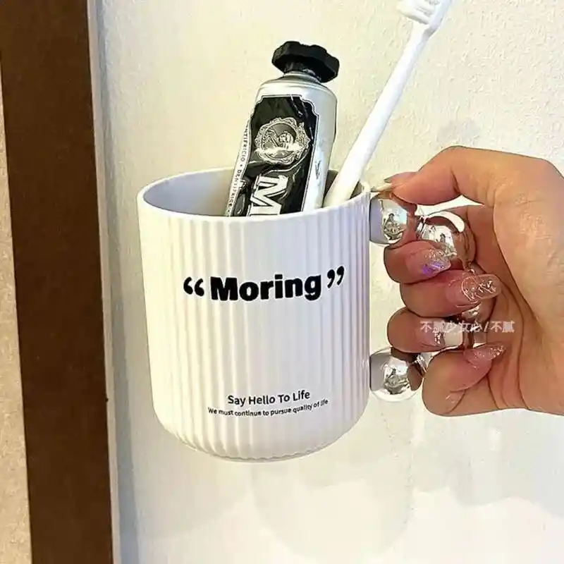 Pocillo Taza Mug Diseño Morning Hello Agarre Bolas