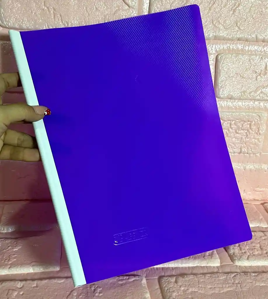 Carpeta Bisel Carta Lila