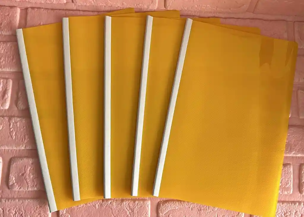 Carpeta Bisel Oficio Amarilla