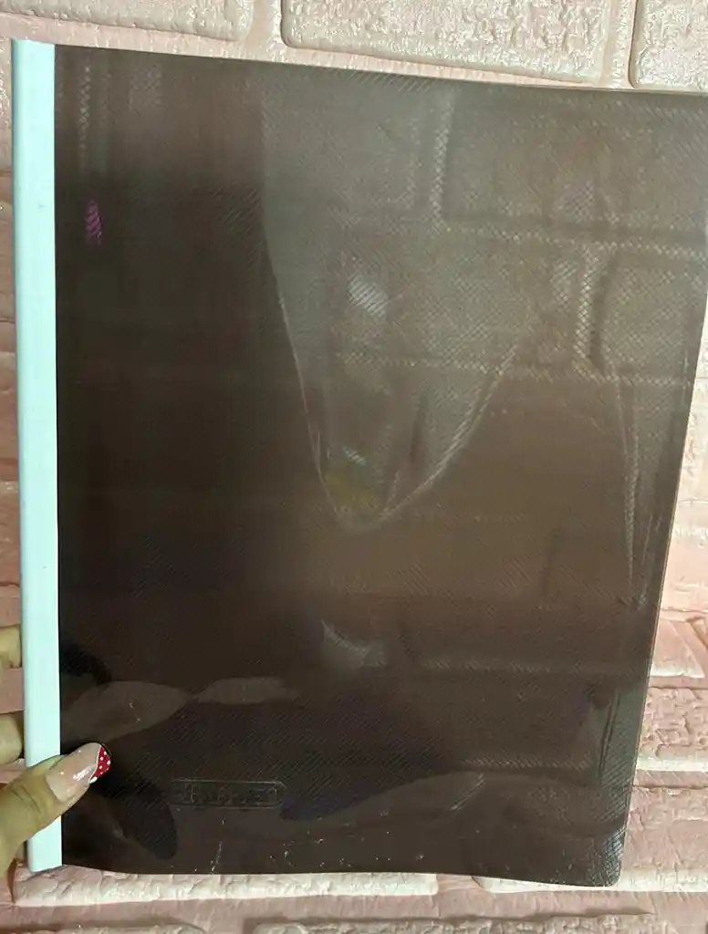 Carpeta Bisel Carta Negra