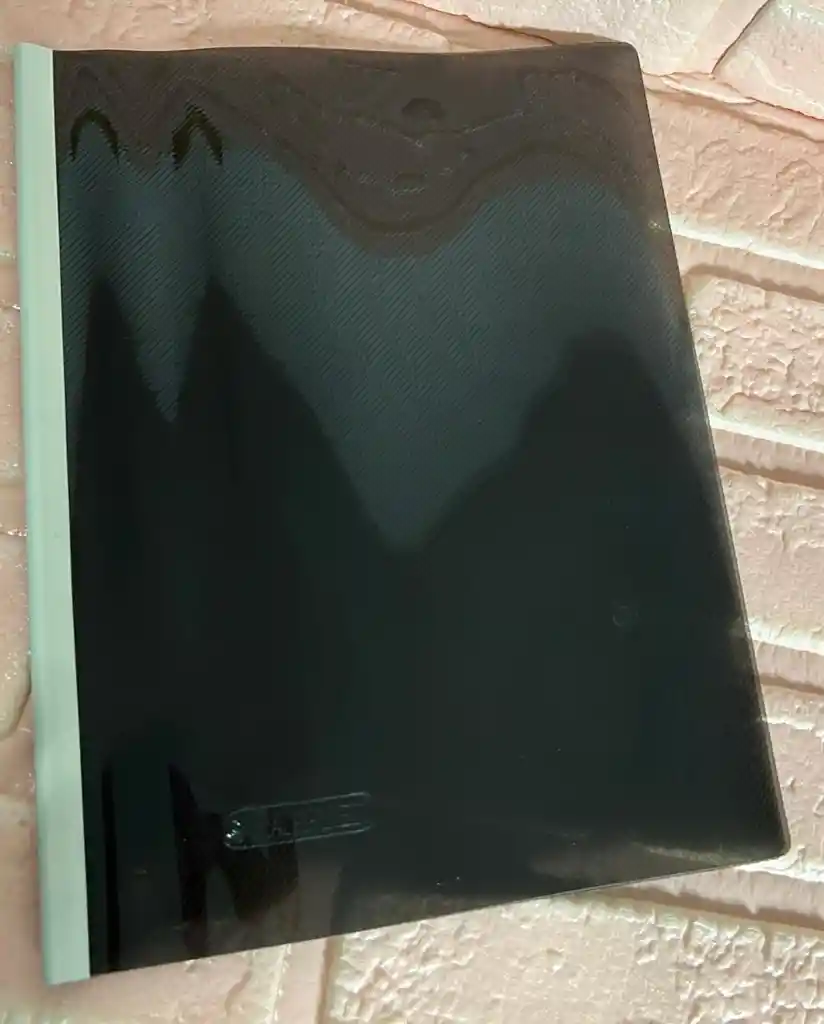 Carpeta Bisel Carta Negra