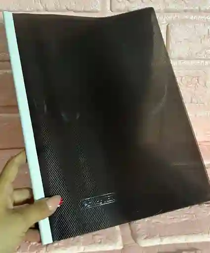 Carpeta Bisel Carta Negra