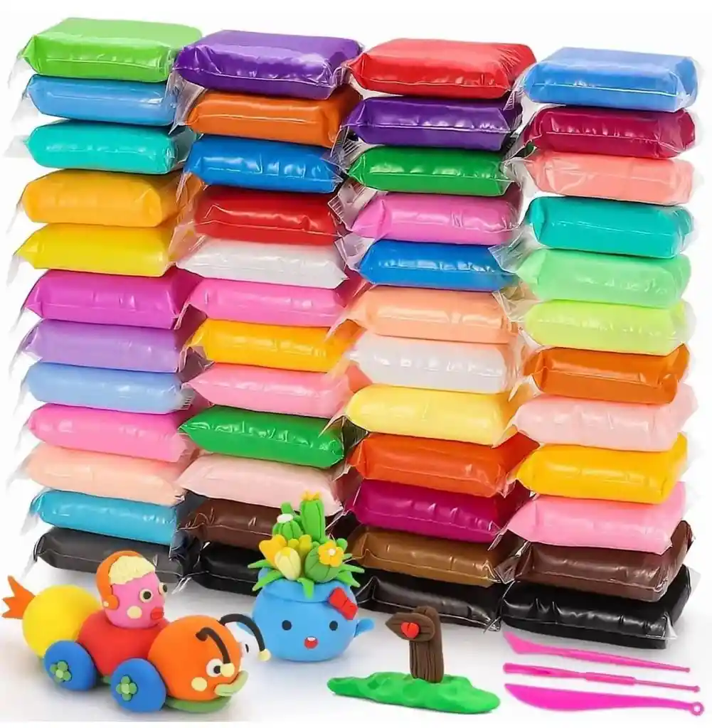Paquete De Foamy Moldeable X 12 Colores Surtido