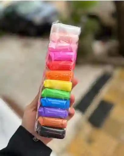 Paquete De Foamy Moldeable X 12 Colores Surtido