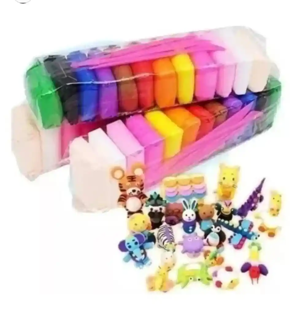 Paquete De Foamy Moldeable X 12 Colores Surtido