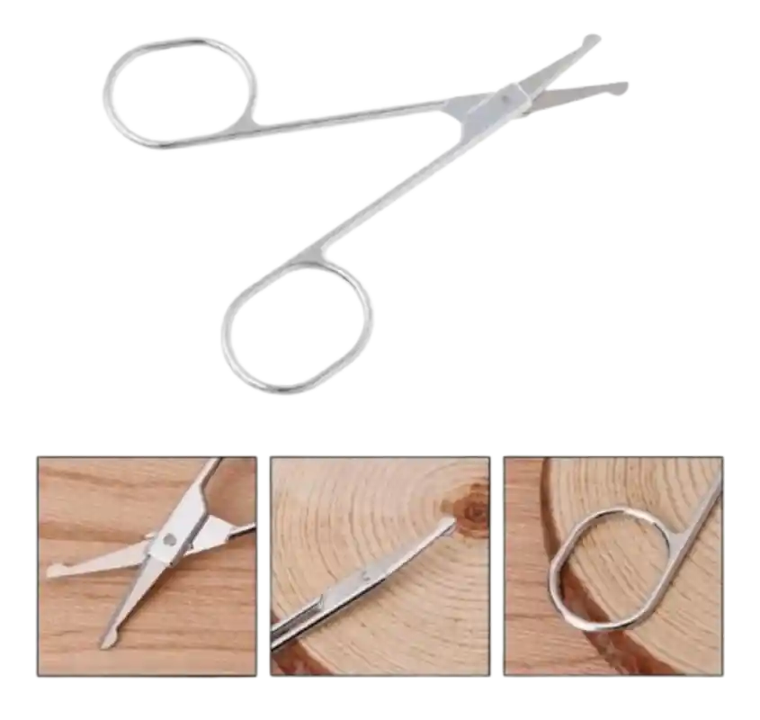 Tijera Punta Redonda Para Nariz