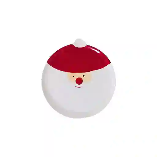 Plato Decorativo Expressions Santa 18x1cm Dolomita