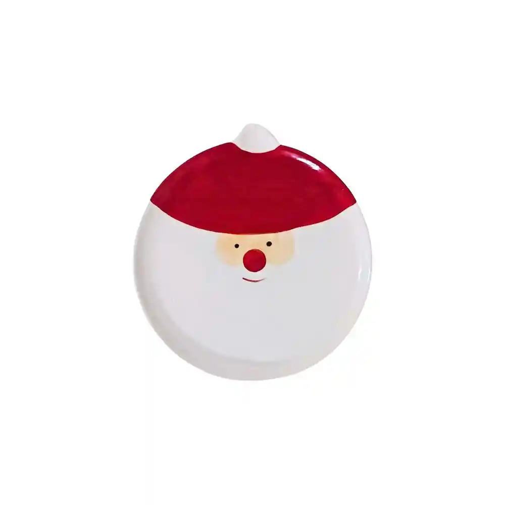 Plato Decorativo Expressions Santa 18x1cm Dolomita