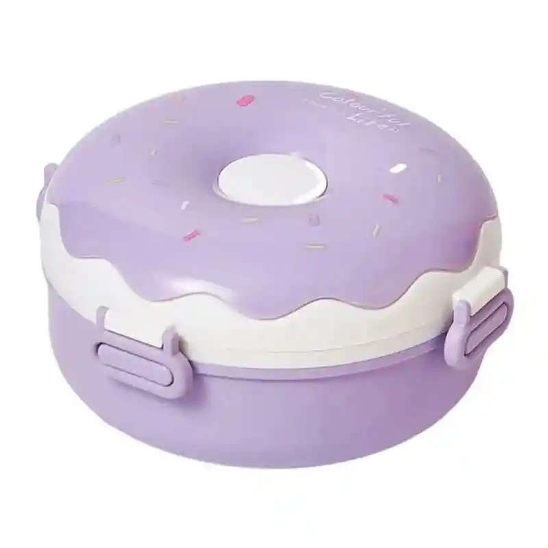 Lonchera Porta Comida Con Forma De Dona