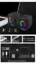 Parlante Para Pc Multimedia Luces Rgb Kisonli Usb Auxiliar
