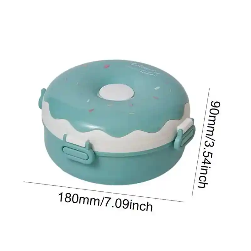 Lonchera Porta Comida Con Forma De Dona