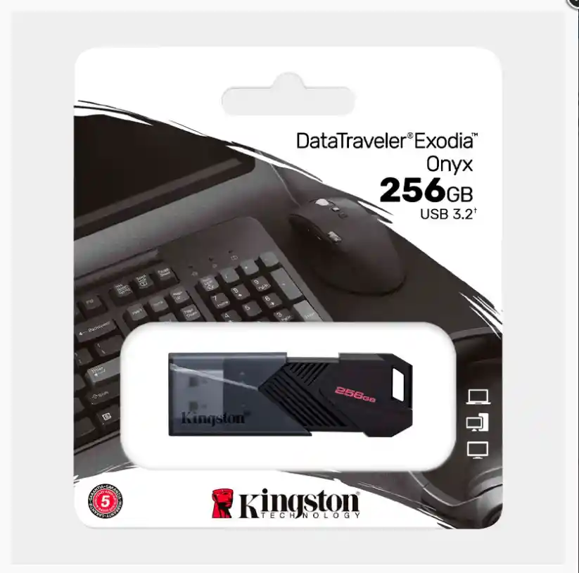 Memoria Usb 3.2 Kingston Datatraveler Exodia M 256gb Negra