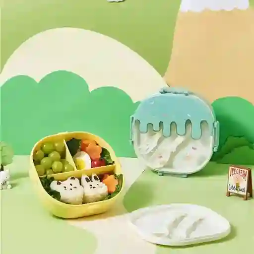 Lonchera Porta Comida Termico Con Forma De Helado