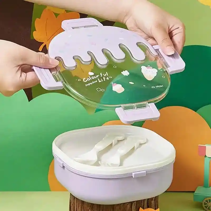 Lonchera Porta Comida Termico Con Forma De Helado