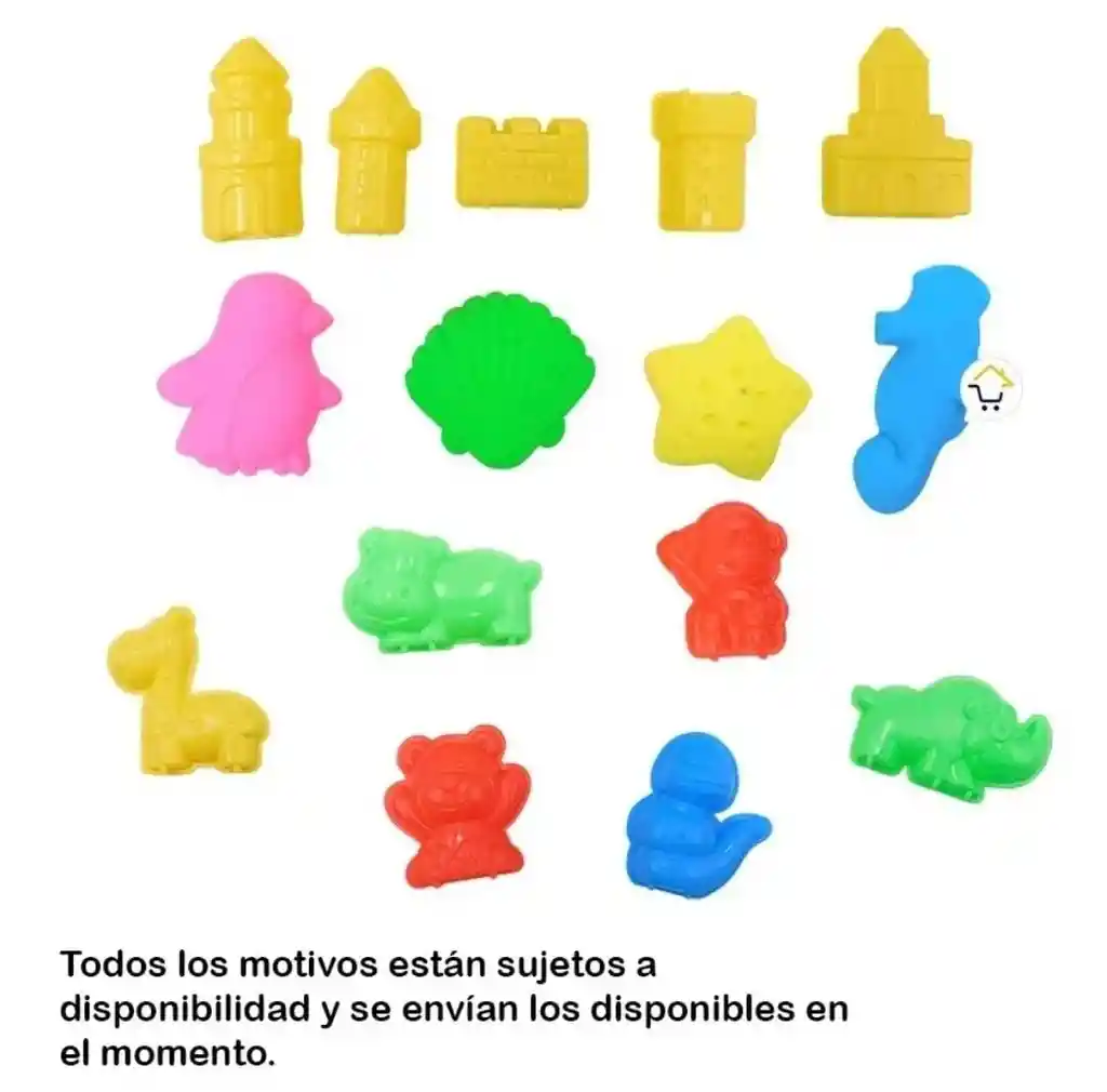 Juego De Arena Moldeable De Colores