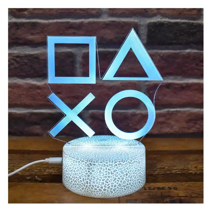 Lampara Playsatation 3d Videojuegos