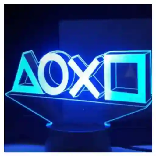 Lámpara Led Gamer Inspirada En Mando De Conso
