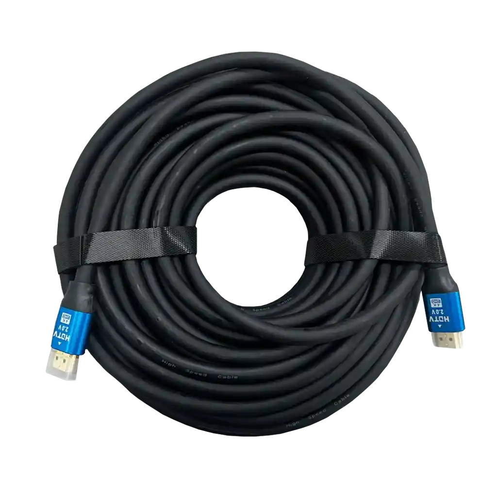 Cable Hdmi A Hdmi Redondo 4k 20 Mts