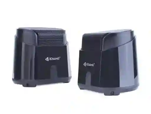 Parlante Para Pc Multimedia K500 Kisonli Usb Auxiliar Negro