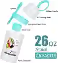 Juego Vaso Con Recipiente Ensalada O Yogur Y Cuchara