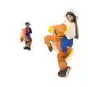 Disfraz Inflable Infantil Para Montar Pony Niño O Niña